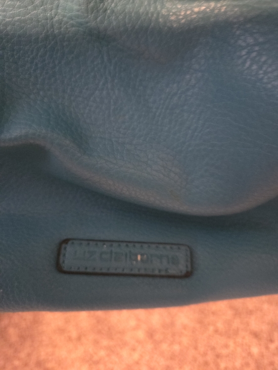 Liz Claiborne Handbags - Liz Claiborne Teal Leather Hobo Bag